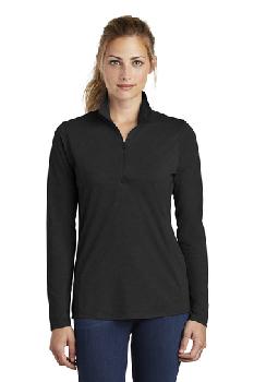 Sport-Tek ® Ladies PosiCharge ® Tri-Blend Wicking 1/4-Zip Pullover